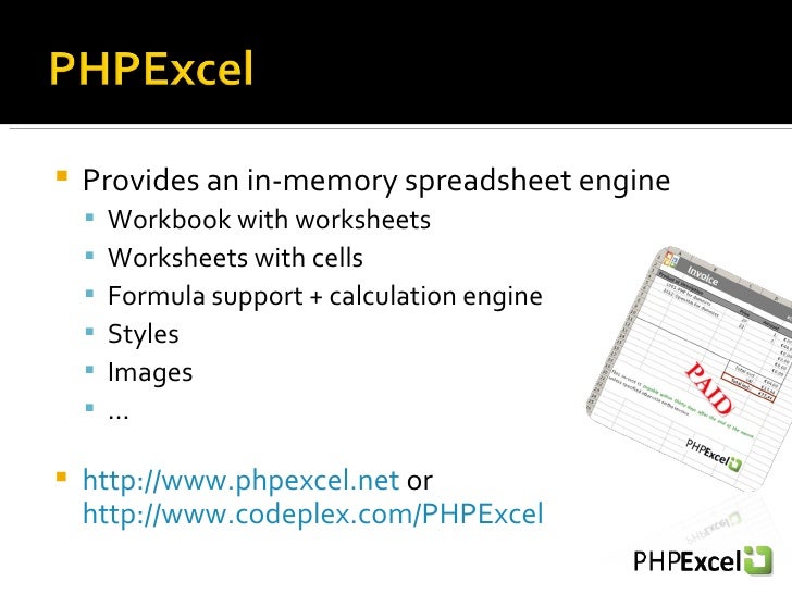 librairie phpexcel librairie phpexcel
